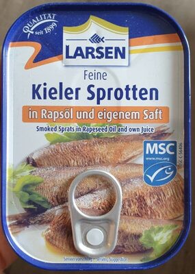 Larsen Kieler Sprotten in Pflanzenöl 110g