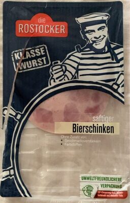Die Rostocker Bierschinken in Scheiben 100g