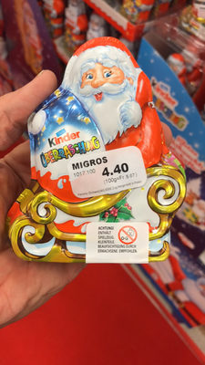 Ferrero kinder Schokolade Weihnachtsmann 75g