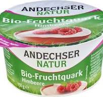 Bio Andechser Natur Quark Himbeere 20% Halbfettstufe 150g