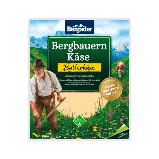 Bergader Bergbauern Butterkäse Scheiben 50% Rahmstufe 150g