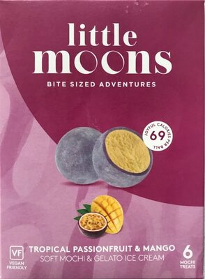 Little Moons Mochi Eis Tropical Mango & Passionsfrucht 6x32g
