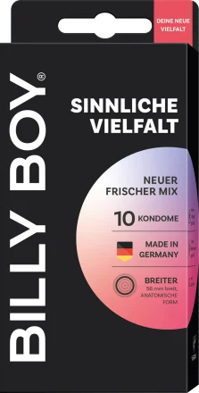 Billy Boy Kondom Sinnliche Vielfalt 56mm 10ST