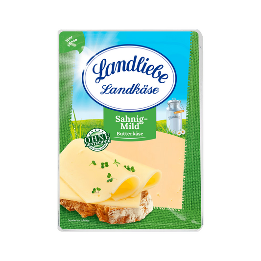 Landliebe Aufschnittkäse Butterkäse 45% Vollfettstufe 150g
