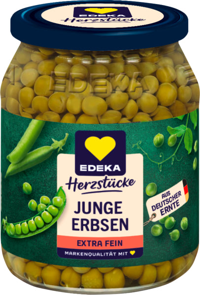 EDEKA Herzstücke Junge Erbsen extra fein 330g
