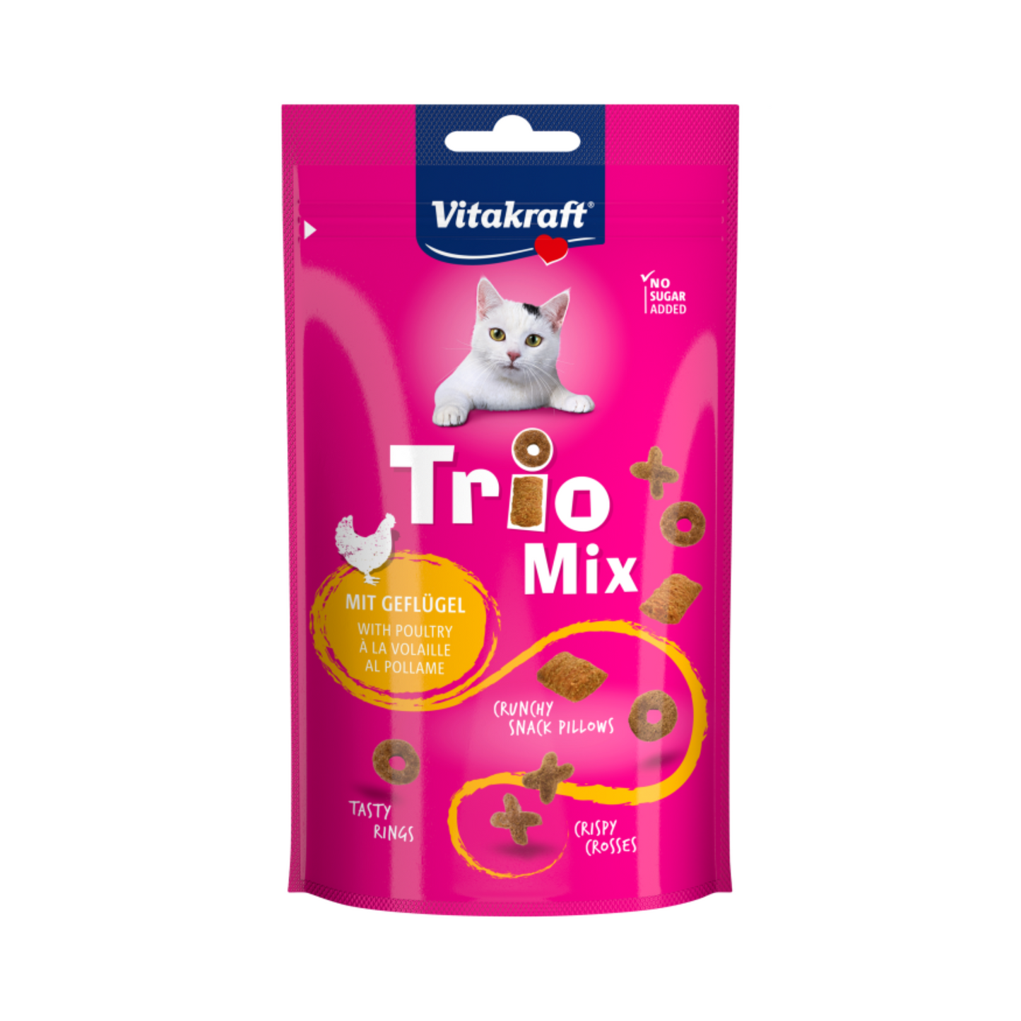 Vitakraft Trio Mix Geflügel für Katzen 60g