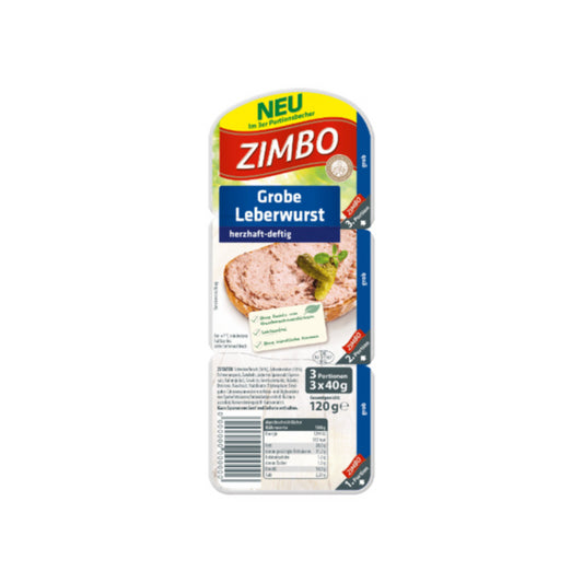 Zimbo Leberwurst grob 120g