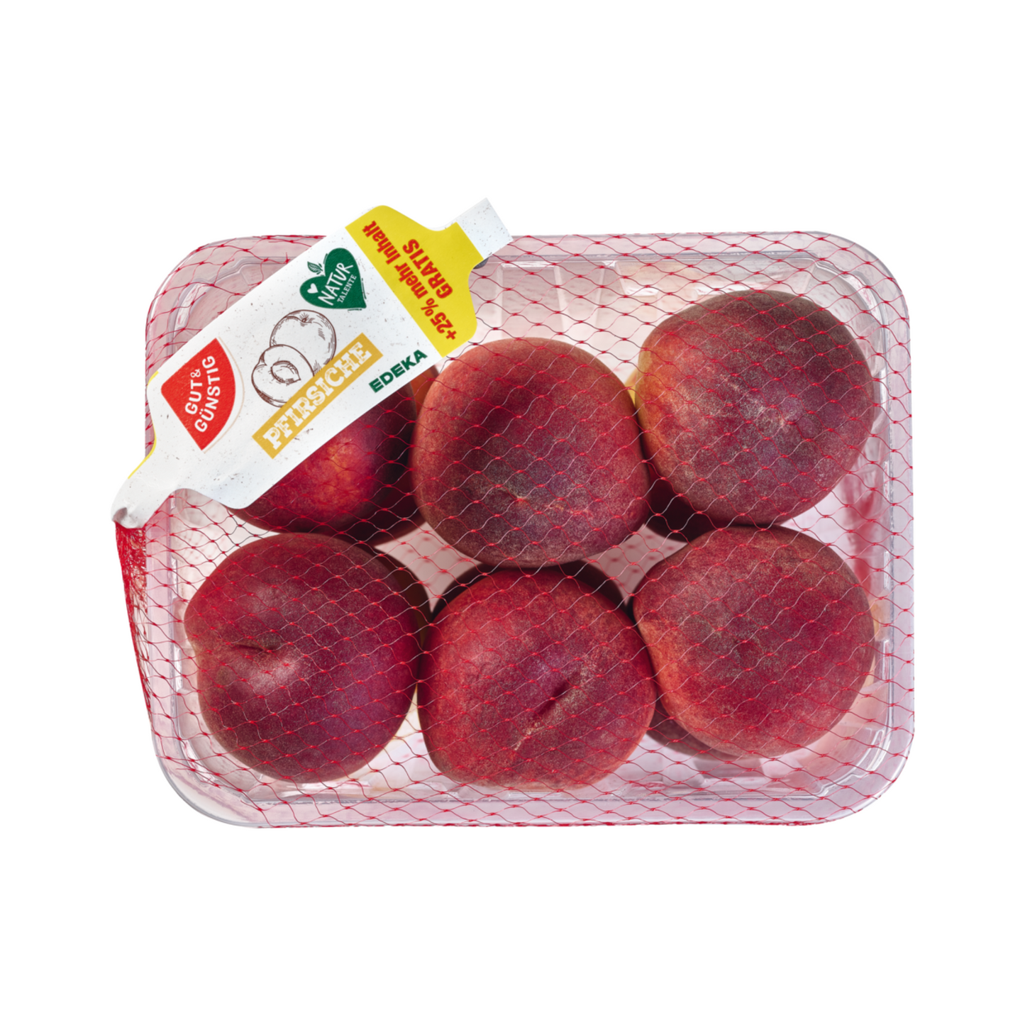 Gut&Günstig Pfirsiche 1kg Schale