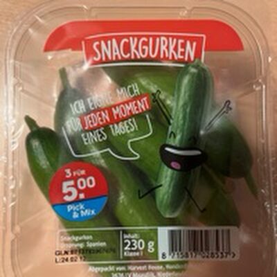 Minigurken Spanien Klasse I 230g TopSeal