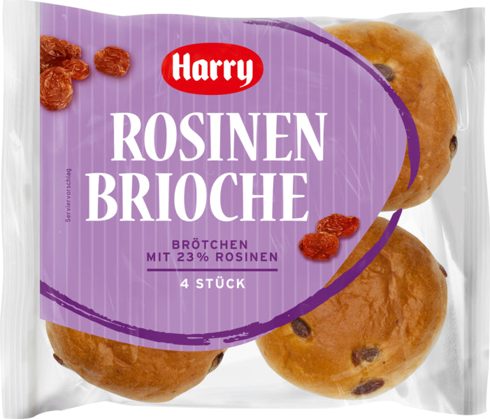 Harry Rosinen Brioche Brötchen 4ST 250g