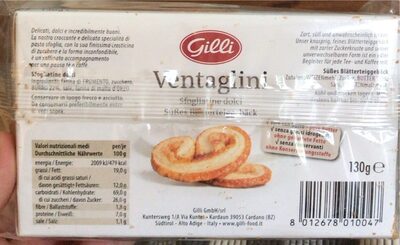 Gilli Ventaglini Blätterteig Butter 130g