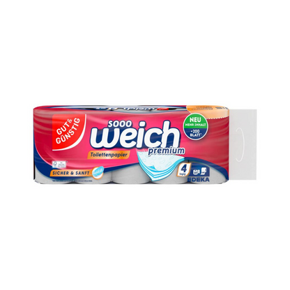 GUT&GÜNSTIG Toilettenpapier 4-lagig 10x200BL