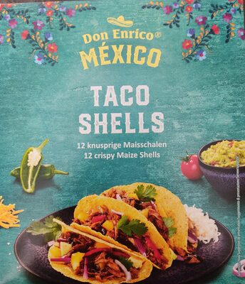 Don Enrico Mexico Taco Shells 12 knusprige Maisschalen 150g