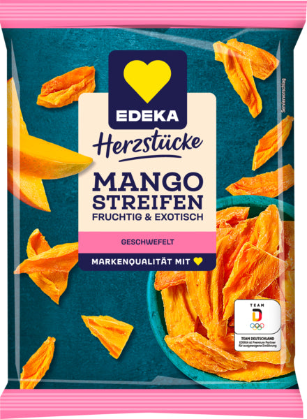 EDEKA Herzstücke Mangostreifen geschwefelt 100g