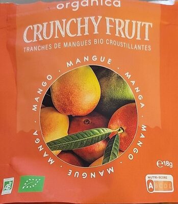 Bio Organica Crunchy Fruit Gefriergetrocknete Mangos 18g