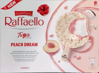 Raffaello Ice Cream Stick Triple Peach Dream 3x60ml