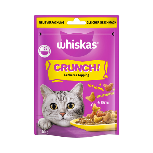 Whiskas Crunch mit Huhn Truthahn und Ente 100g
