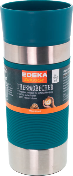 EDEKA zuhause Thermobecher petrol 360ml