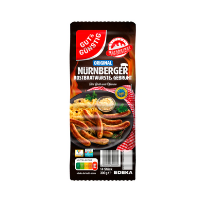 GUT&GÜNSTIG Nürnberger Rostbratwürstchen 300g QS ITW