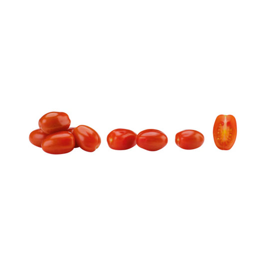 Bio Mini Pflaumen Tomaten Griechenland Klasse II 250g Kartonschale in Folie