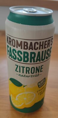 Krombachers Fassbrause Zitrone Naturtrüb 0,5l DPG