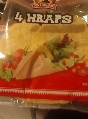 Don Fernando Wraps Tomaten Tortillas 4x25cm 240g