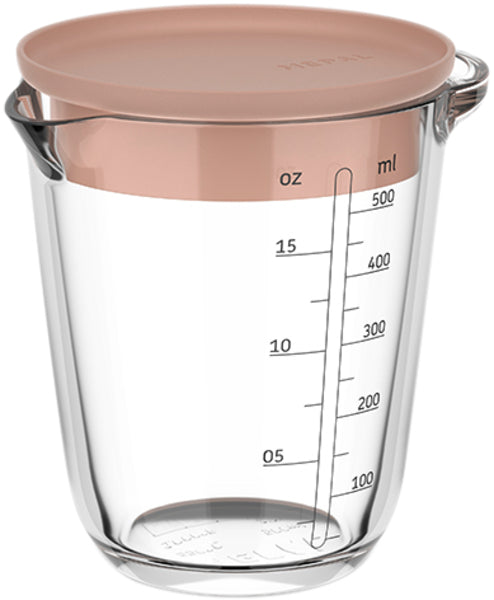 Mepal Messbecher mit Deckel Chef it Glas chalk 500ml