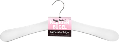 Peggy Perfect Garderoben Bügel Holz weiß lackiert