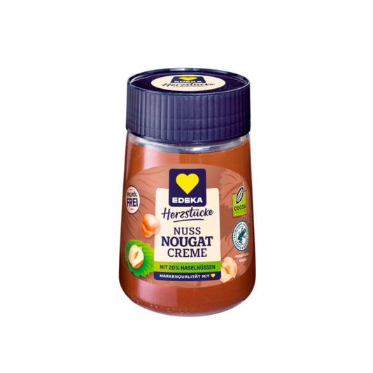 EDEKA Herzstücke Nuss Nougat Creme Palmfrei 400g