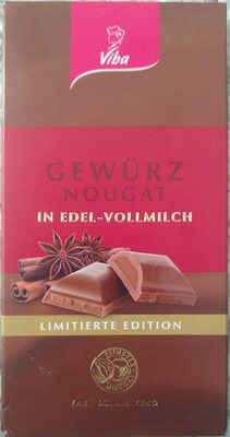 Viba Gewürznougat Tafelschokolade 100g