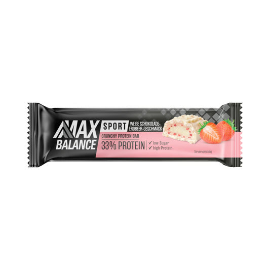 Max Balance Active Premium Proteinriegel White Chocolate Strawberry 45g