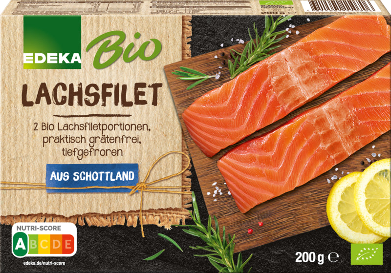 Bio EDEKA Lachsfiletportionen 200g