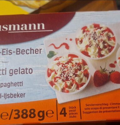 Eismann Spaghetti Eis-Becher 680ml