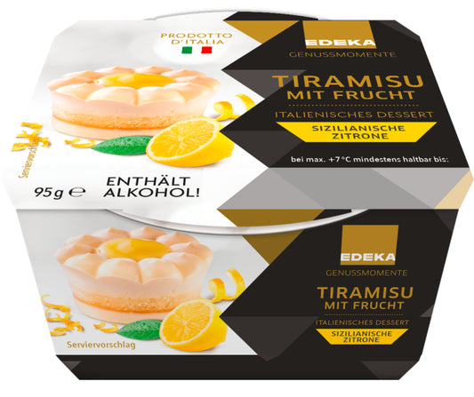 EDEKA Genussmomente Tiramisu sizilianische Zitrone 95g