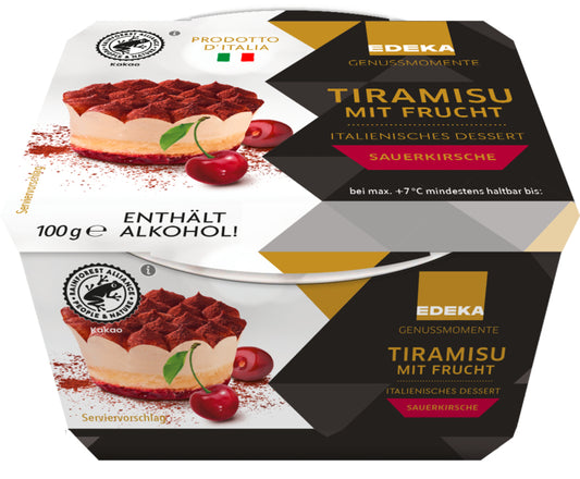 EDEKA Genussmomente Tiramisu Kirsche 100g