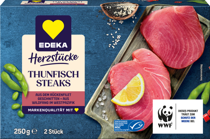 MSC EDEKA Herzstücke Thunfischsteaks 250g