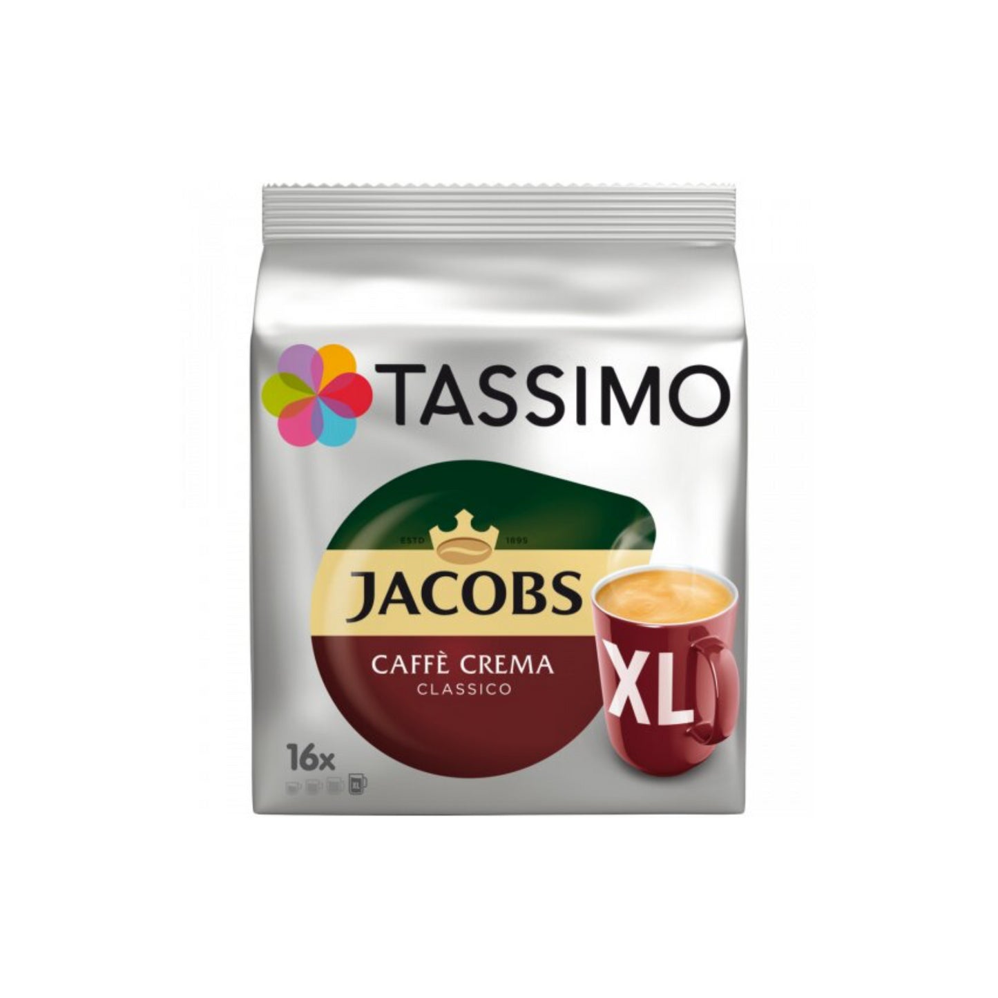 Tassimo Jacobs Caffe Crema Classico XL 16ST 132,8g