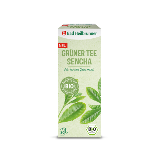 Bio Bad Heilbrunner Grüner Tee Sencha 20ST 30g