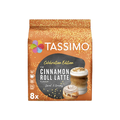 Tassimo Kaffee Kapseln Cinnamon Roll Latte 8+8ST 268g