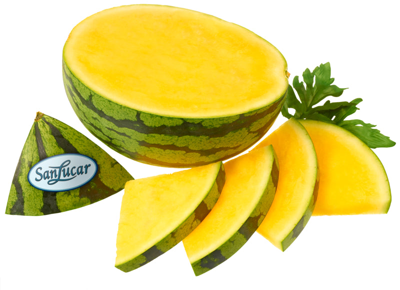 San Lucar Wassermelonen gelb kernarm Spanien Klasse I