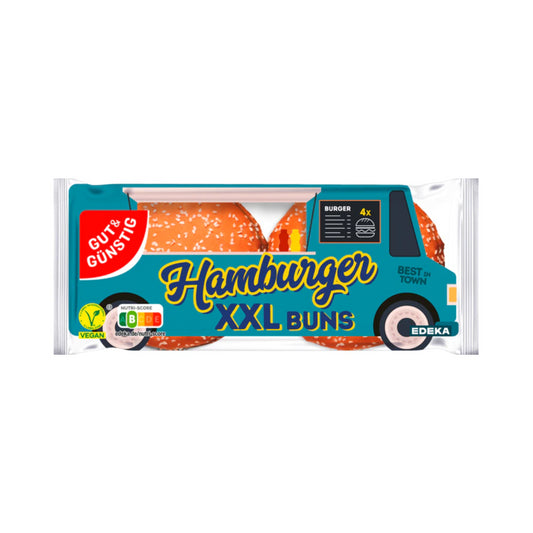 GUT&GÜNSTIG XXL Hamburger Buns mit Sesam 300g
