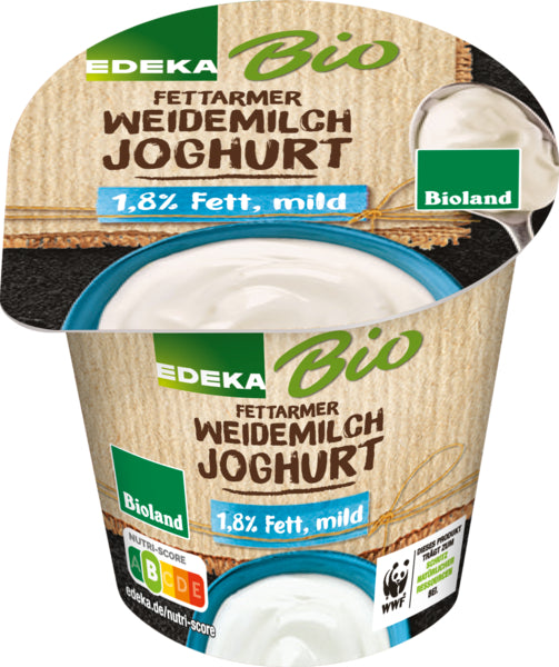 Bio EDEKA Weidemilch fettarmer Joghurt mild 1,8% 150g