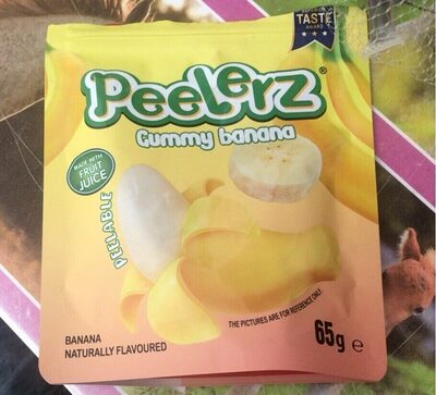 Amos Peelerz Peelable Gummy Banana 65g