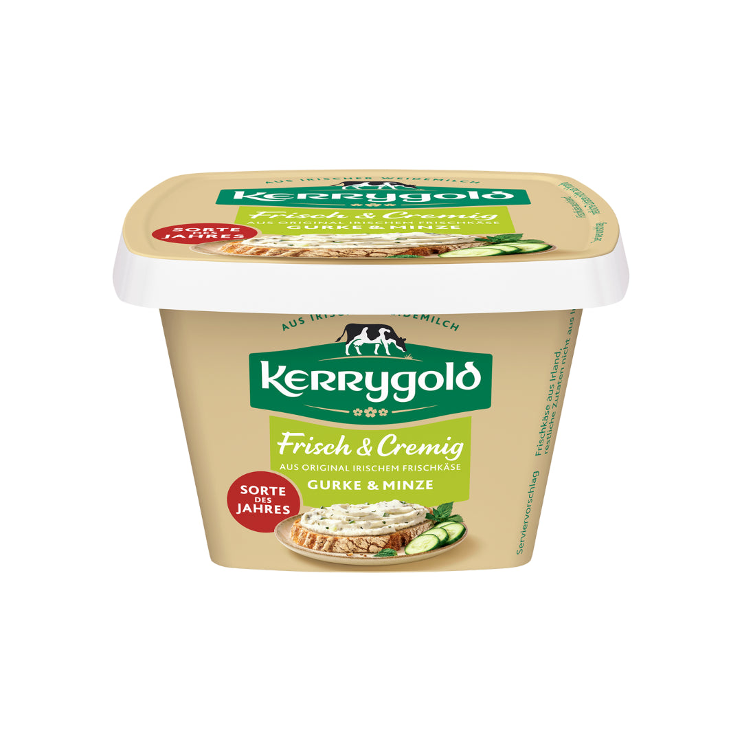 Kerrygold Frisch & Cremig aus original irischem Frischkäse Gurke & Minze 150g