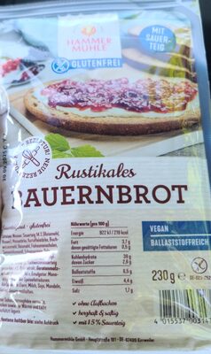 Hammermühle Rustikales Bauernbrot 230g