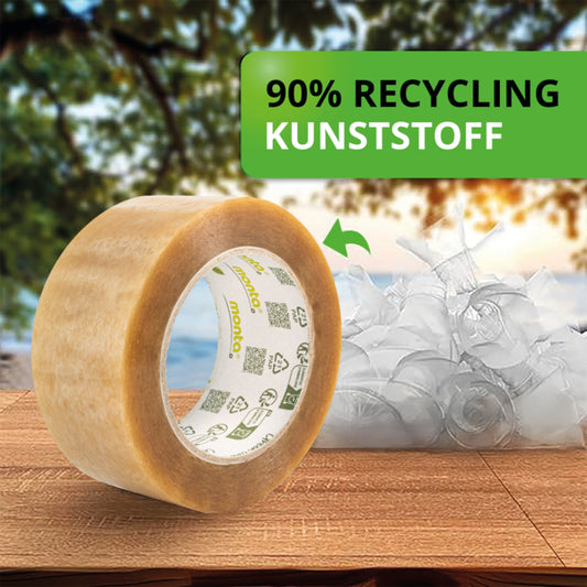 RECO by monta Green line Recycling Klebeband 55mm 3x66m