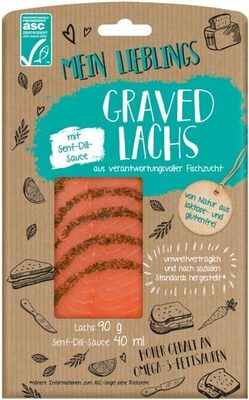 ASC Meine Lieblinge Graved Lachs 90g+Sauce 40ml