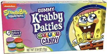 Spongebob Gummy Color Krabby Patties 72g