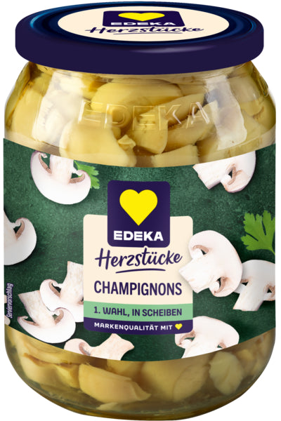 EDEKA Herzstücke Champignons Scheiben 1.Wahl 330g