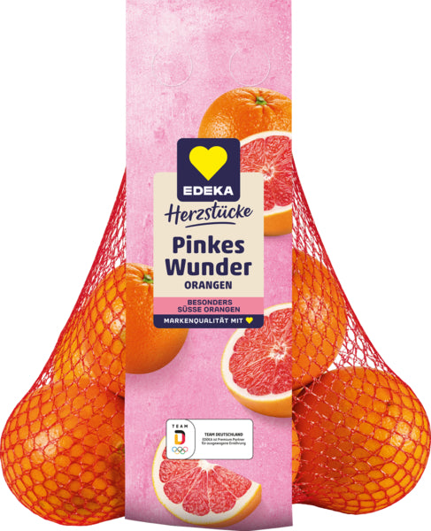 EDEKA Herzstücke Orangen rose Cara Cara behandelt Südafrika Klasse I 1kg Girsac / Carry Fresh